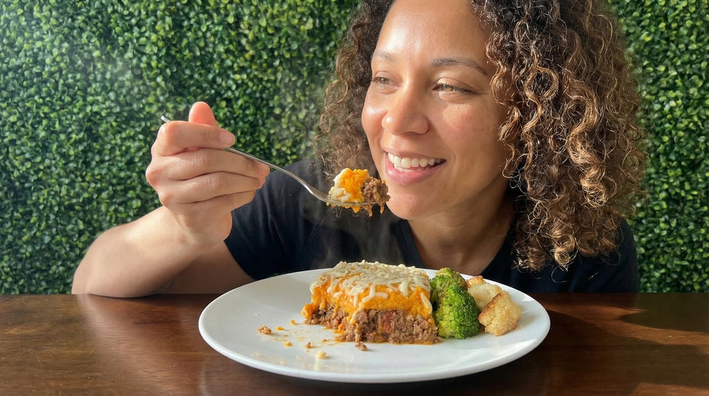 Sweet Potato Beef Lasagna (no pasta)