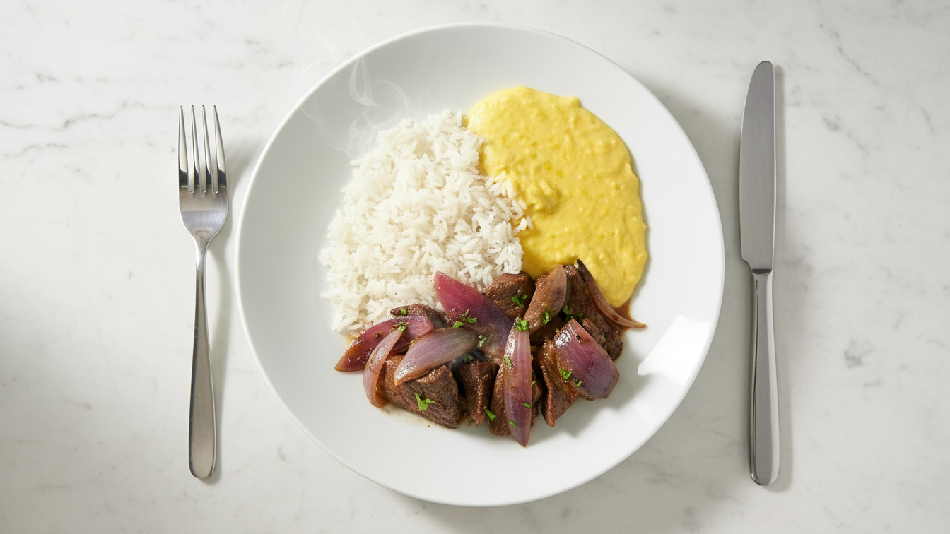 Sauteed Beef and Onions