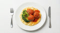 Homemade Meatballs with Mashed Potatoes