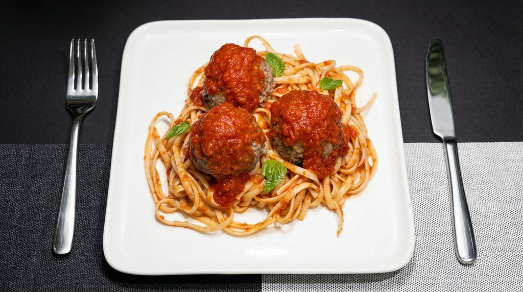 Homemade Meatball Pasta